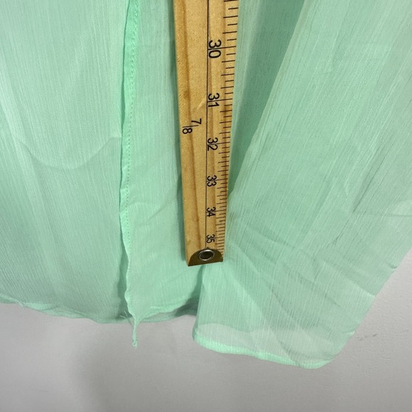 Express Skirt Small‎ Mint Sheer Maxi Y2K Fairycore Coquette Pastel Aesthetic NWT - Picture 3 of 6